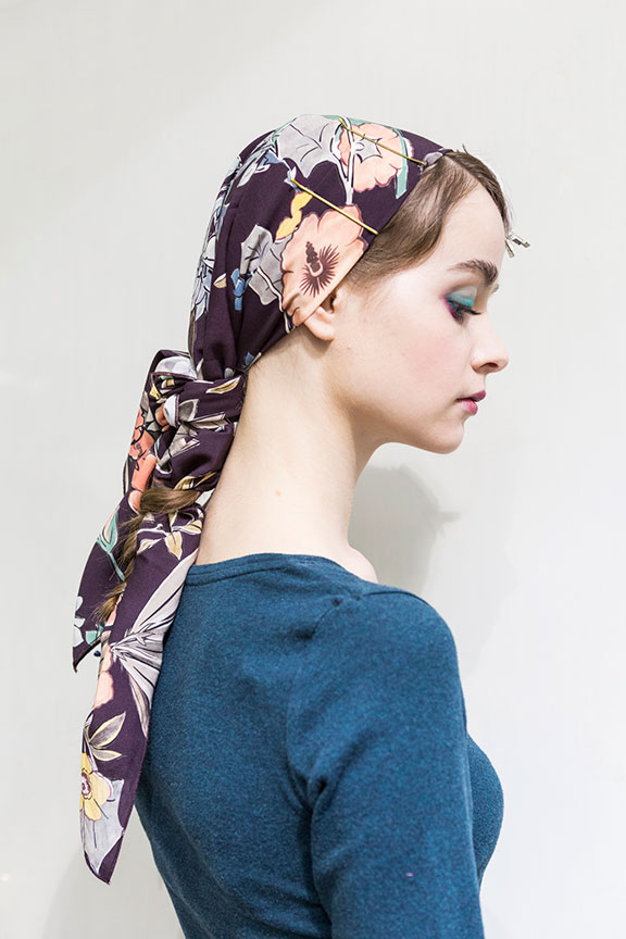 trecce foulard
